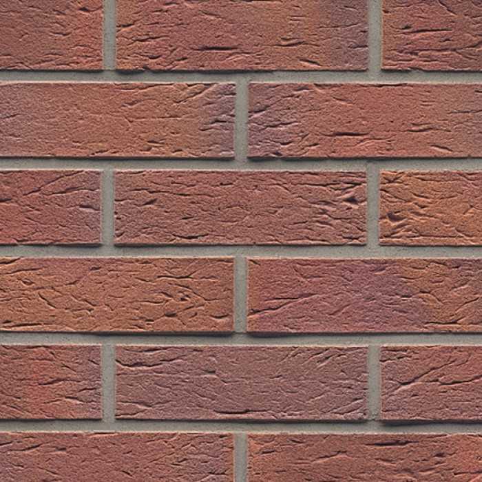 Кирпич клинкерный Muhr 04 Rotbraun-bunt рустик, 240х115х71 мм