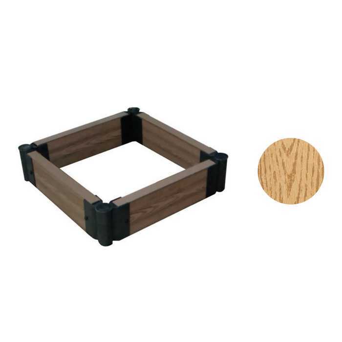 Комплект ограждения для клумбы CM Garden 900х900 мм Дуб