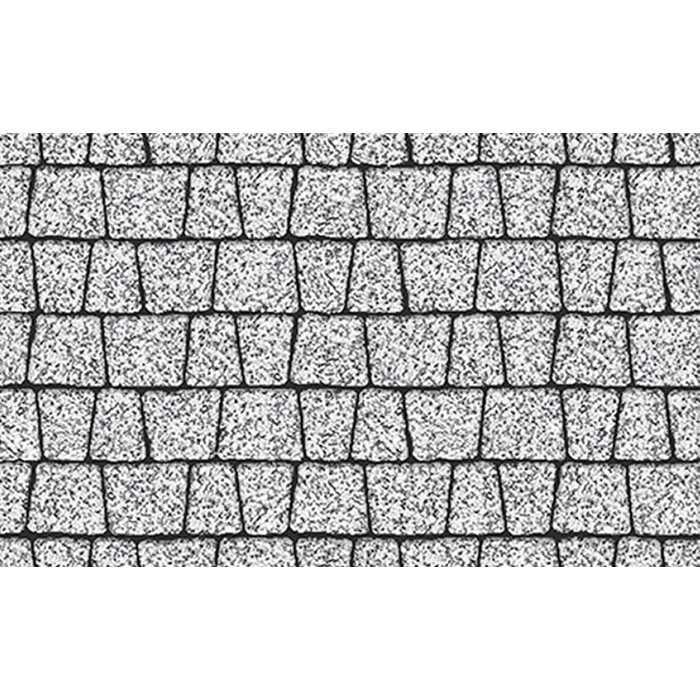 Плитка тротуарная Антик Б.3.А.6 Стоунмикс бело-чёрный
