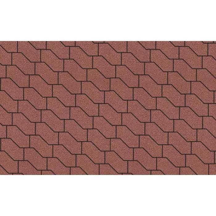 Плитка тротуарная S-Форма В.3.Ф.10 гранит красный 172х94х100 мм